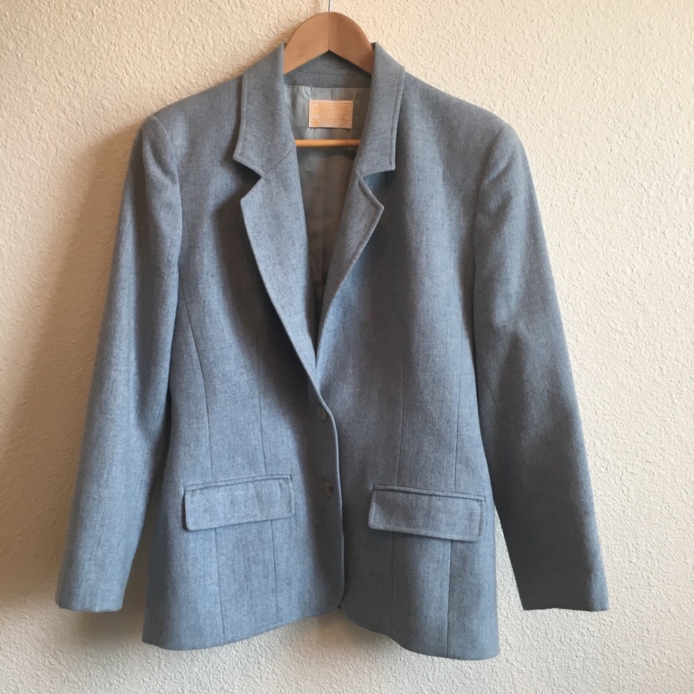Pendleton Light Blue Blazer Size 8 - image 3
